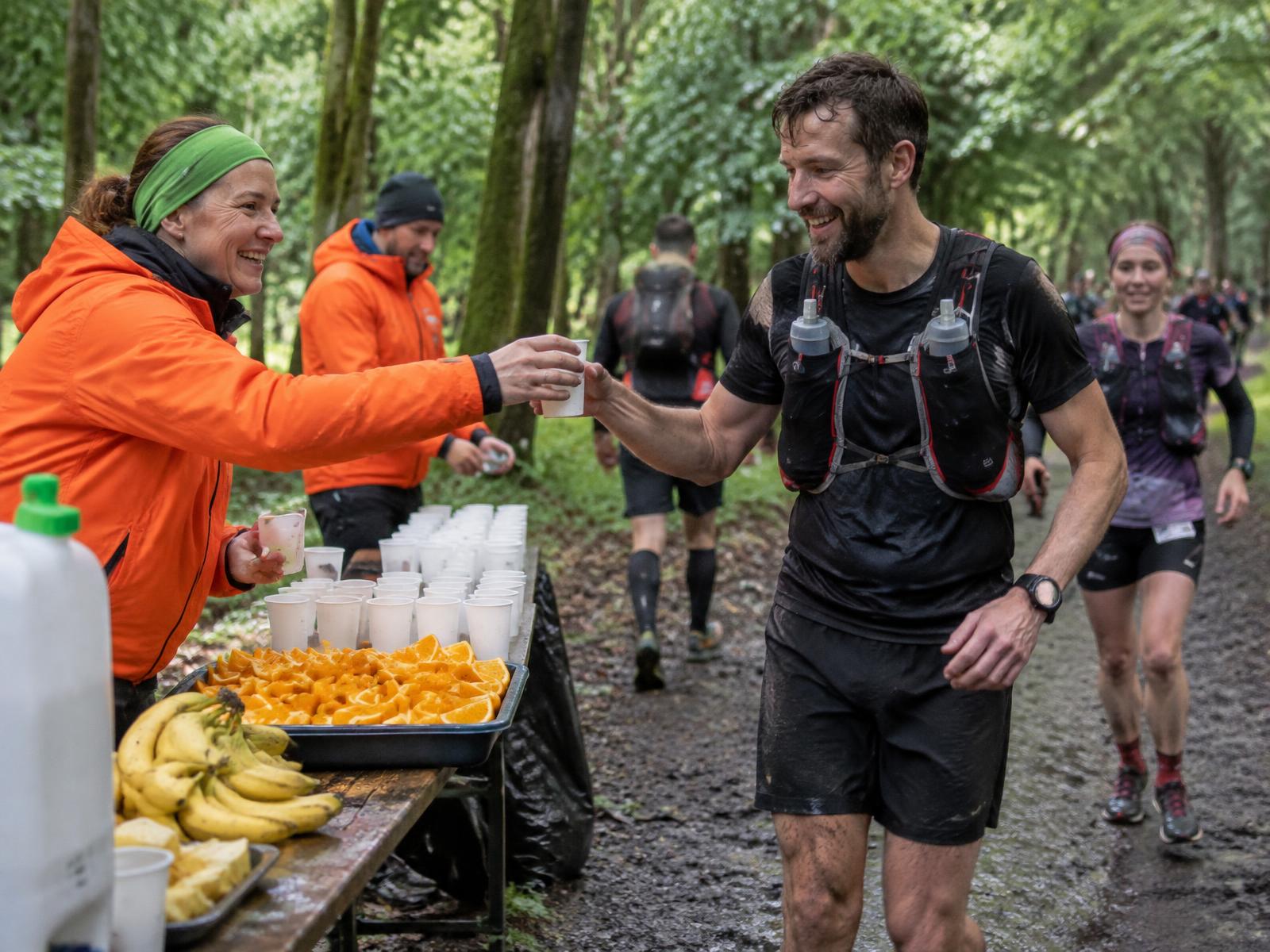 Ravitaillement sur l’Eislek Trail